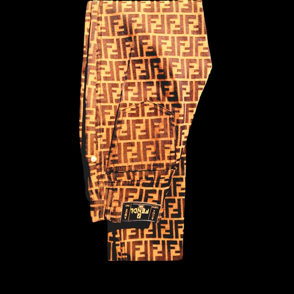 Vintage Fend Zucca Monogram Jeans - Picture 11 of 16